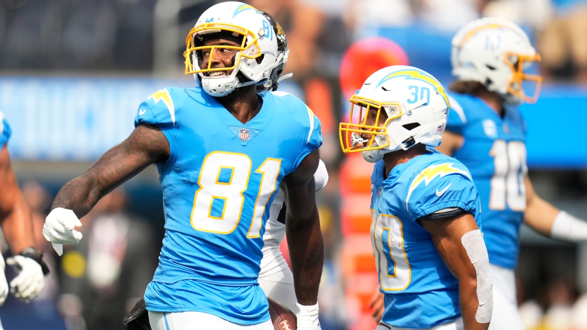 Dolphins vs Chargers Player Props: Expert NFL Projections Like Mike Williams article feature image