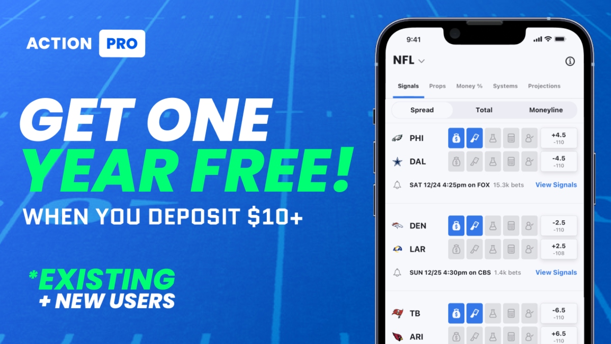 Get a FULL YEAR of Action PRO When You Deposit $10+ at FanDuel Casino