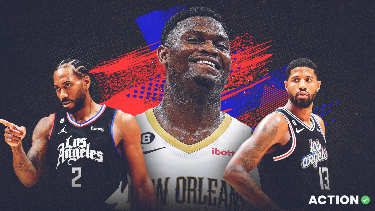 NBA Player Props Betting Forecast: Zion Williamson’s Passing Impact, Kawhi Leonard and Paul George Defense article feature image