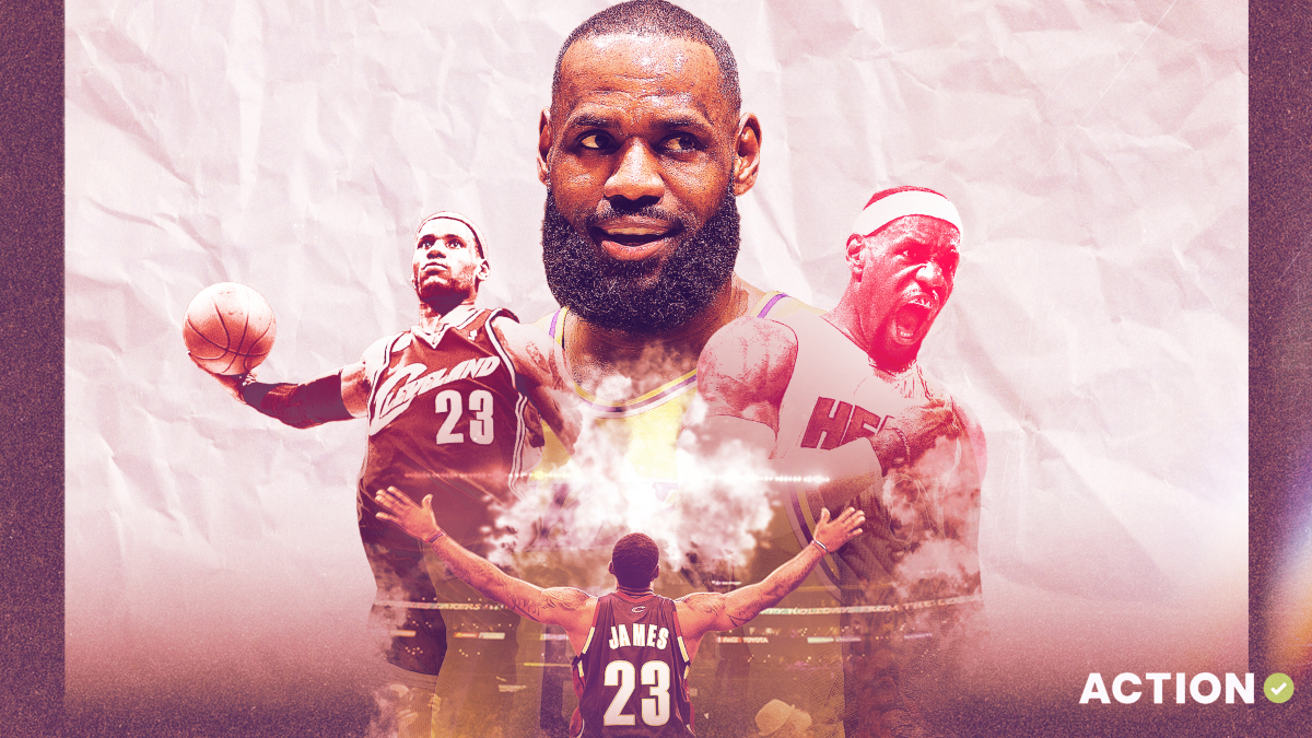 LeBron James Scoring Tracker Odds: When Will LeBron Break the NBA Points Record? article feature image