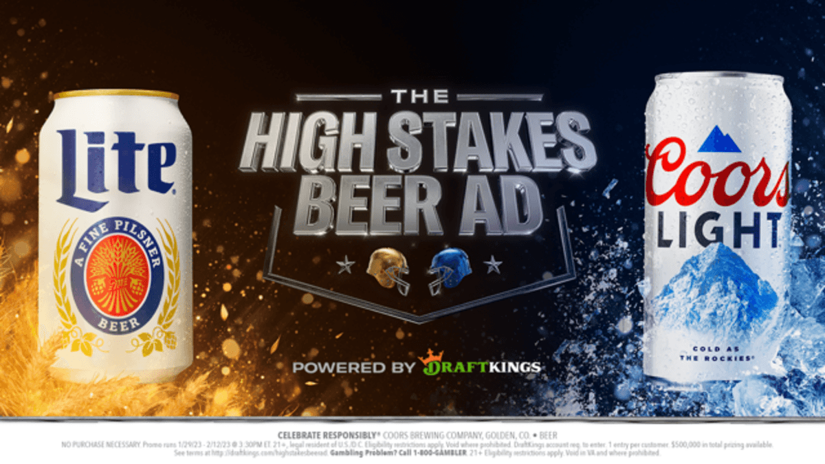 Miller Lite, Coors Light to Host 500K Sweepstakes for Super Bowl Bettors