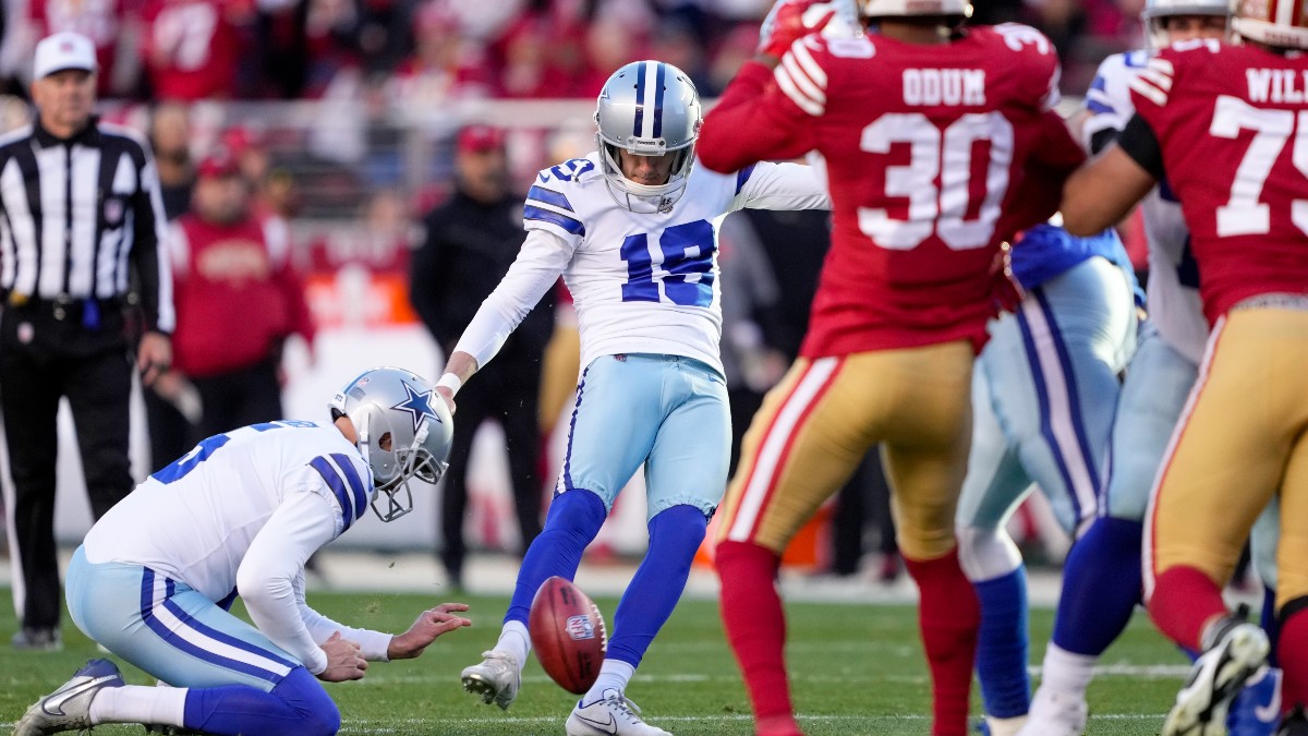 Brett Maher Misses Another Extra Point: Bettors Cash on Cowboys vs 49ers Prop article feature image