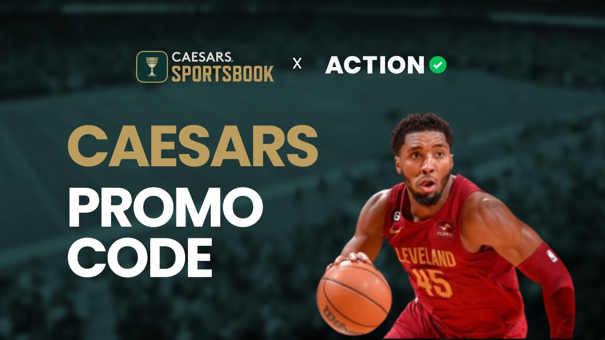 Caesars Sportsbook Promo Code ACTION4FULL Buckets $1,250 for Cavs-Jazz, Any Tuesday Game Image