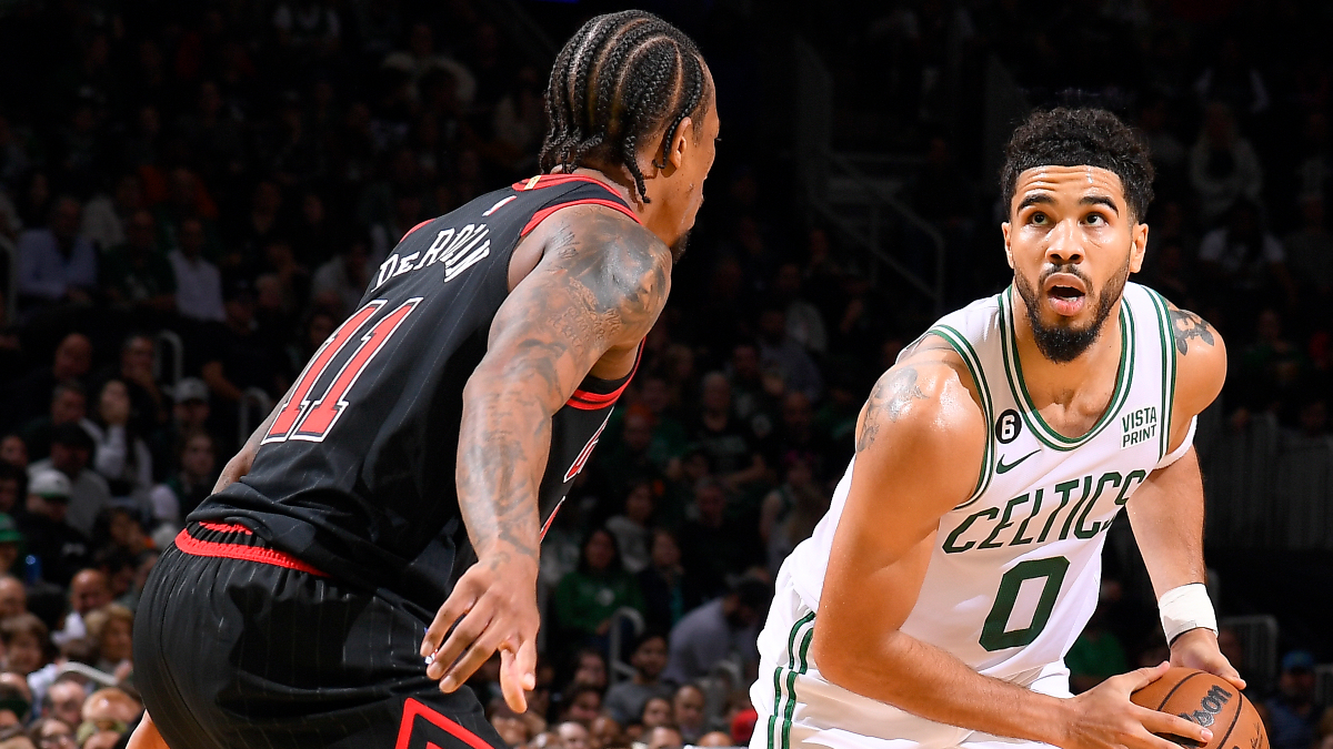 NBA First Basket Prop Pick: Bet Jayson Tatum to Score First in Bulls vs. Celtics (January 9) article feature image