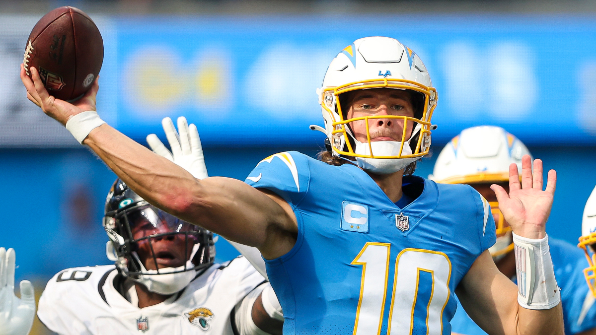 Chargers vs. Jaguars Player Props: Value on Justin Herbert Pass Attempts article feature image
