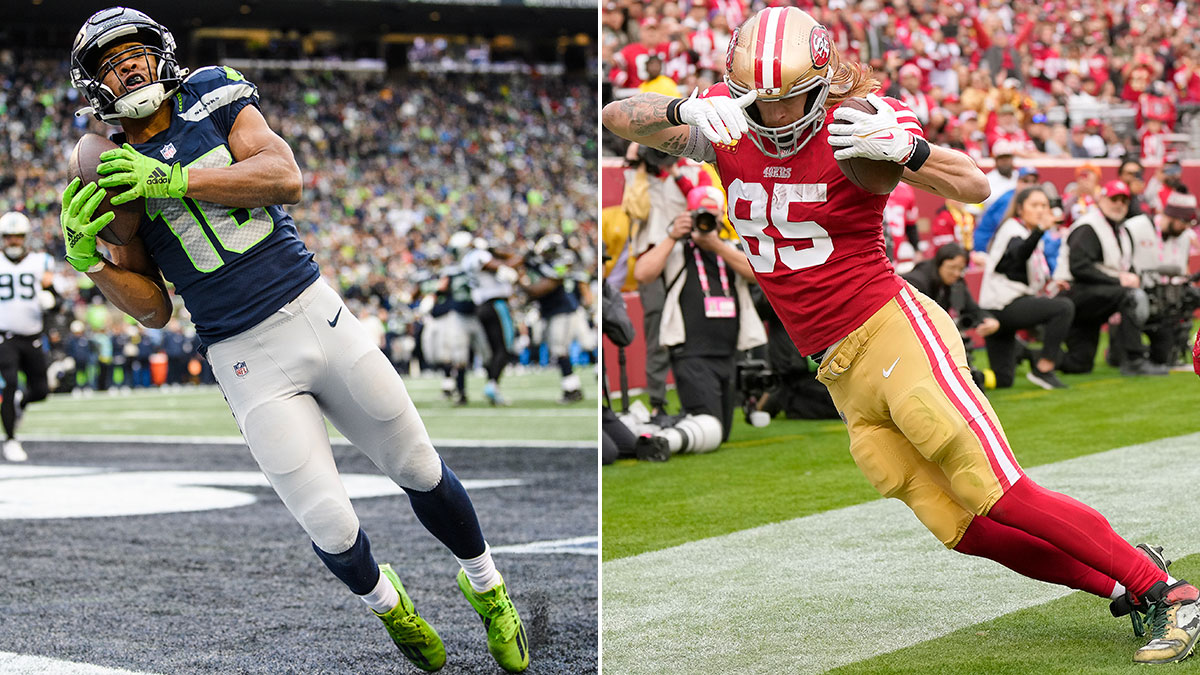 49ers vs Seahawks Player Props: Tyler Lockett, George Kittle Touchdown Picks article feature image