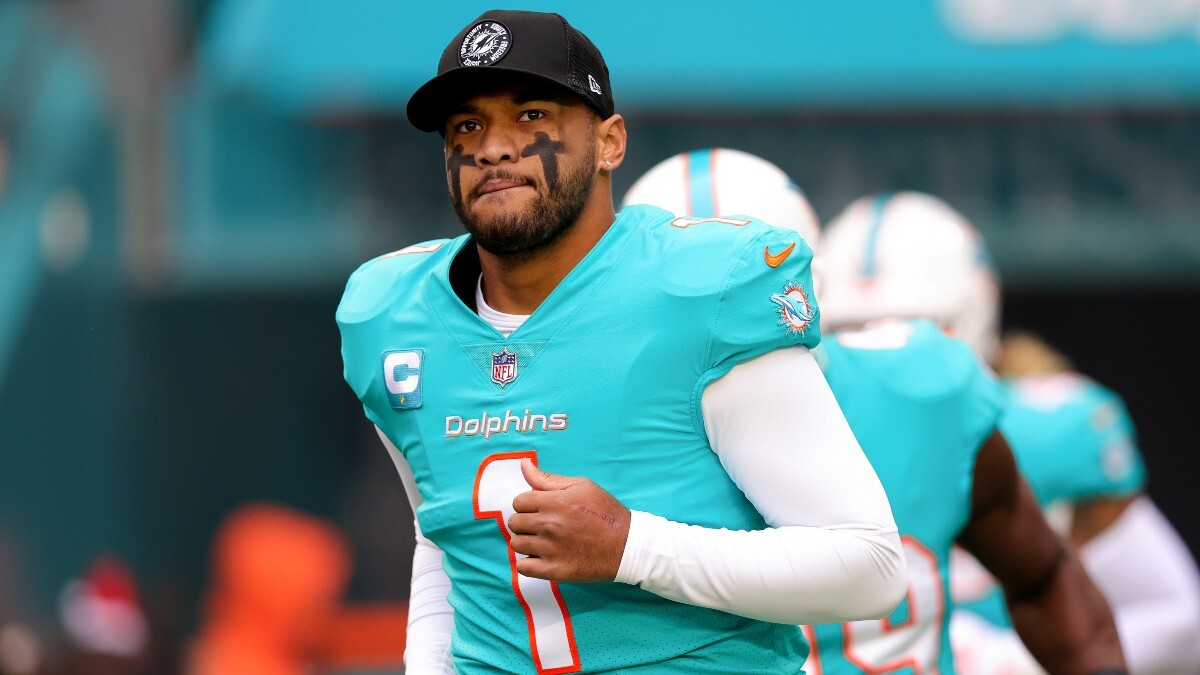 Is Tua Tagovailoa Playing Sunday? Dolphins vs. Bills Odds Report article feature image