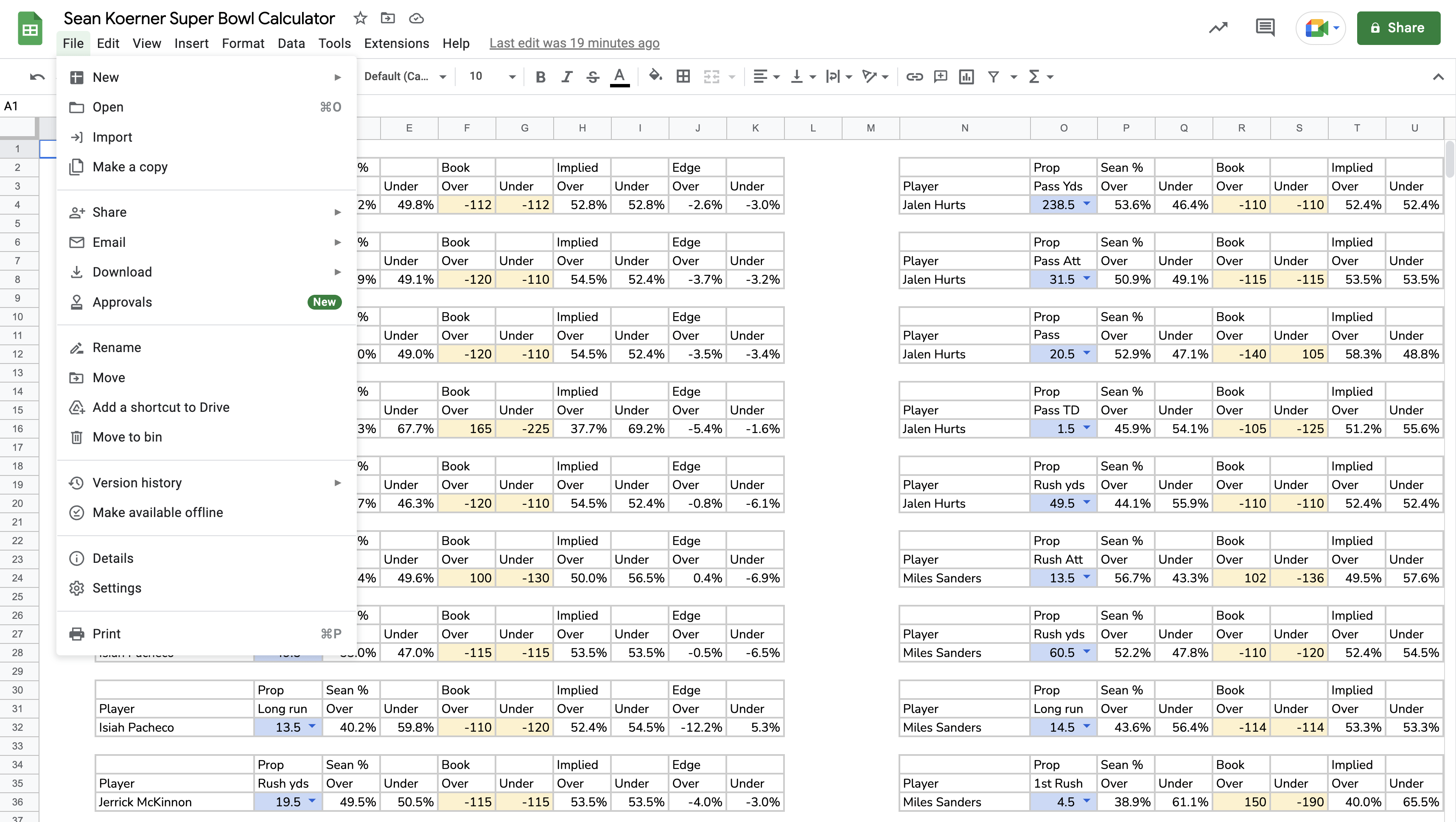 Super Bowl Prop Bets Calculator: Generate Custom Projections for