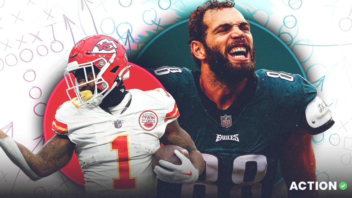 Chiefs vs Eagles Player Props: Super Bowl Anytime Touchdown Scorer Preview article feature image