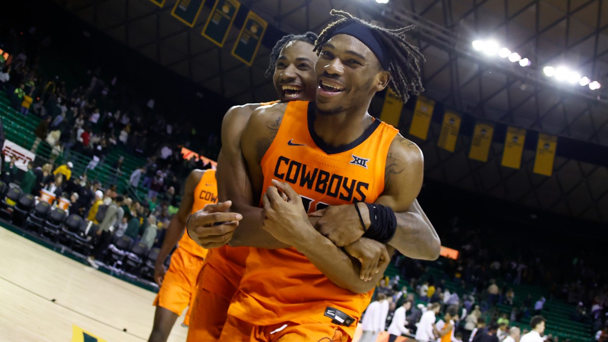 College Basketball Odds, Picks: Our 4 Best Bets for Monday, Featuring Oklahoma State vs. Baylor & Iowa State vs. West Virginia article feature image