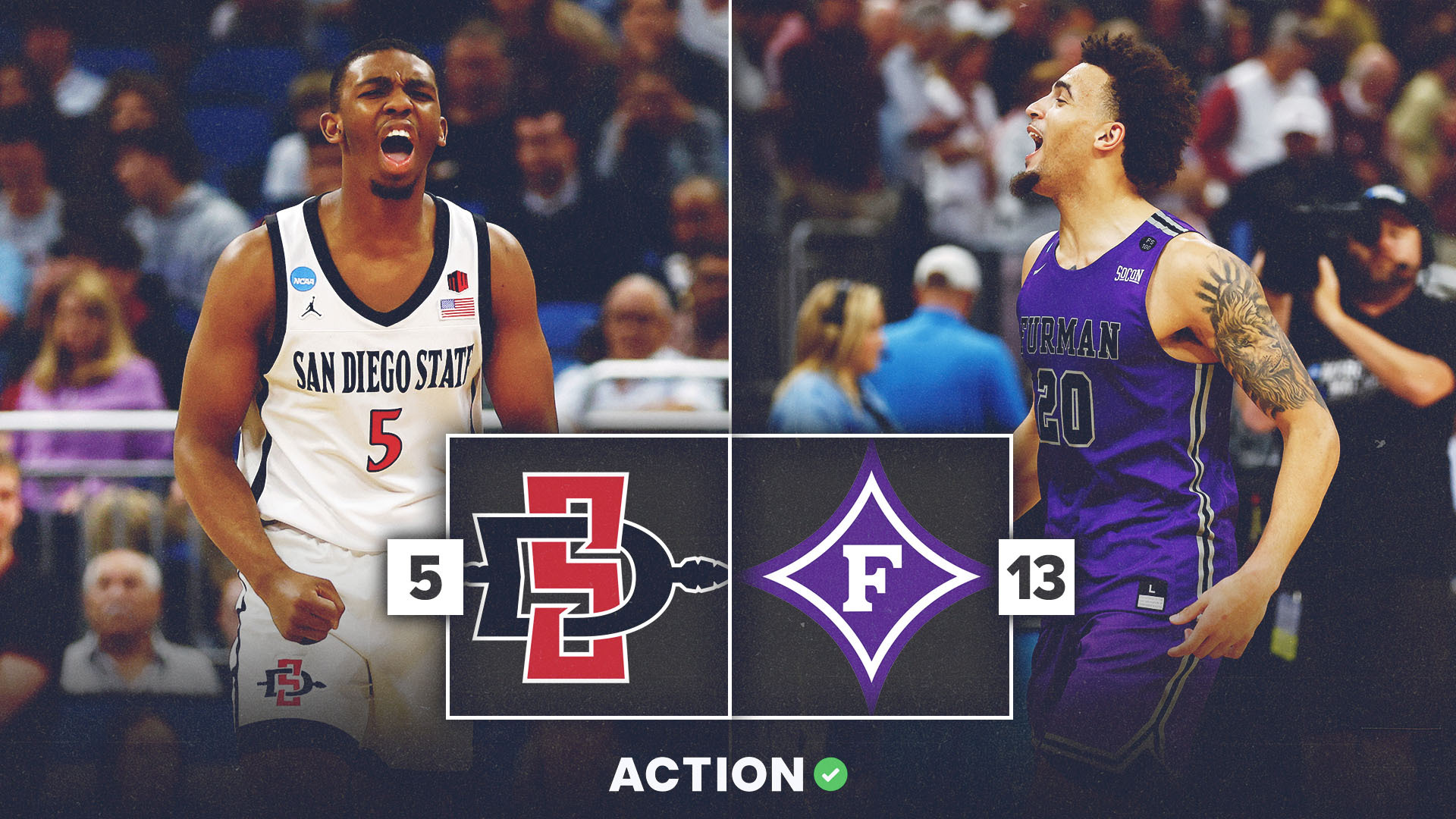 San Diego State vs Furman Odds & Picks | How to Bet Round of 32 Game article feature image