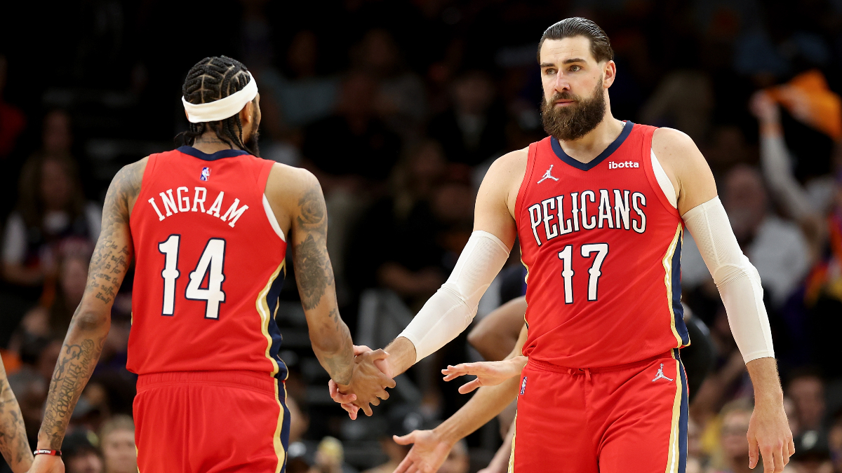 NBA First Basket Prop: Bet Valanciunas & Ingram in Pelicans-Nuggets article feature image