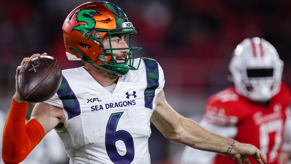 XFL Week 3 Odds: Picks for Sea Dragons-Vipers, Guardians-Renegades article feature image