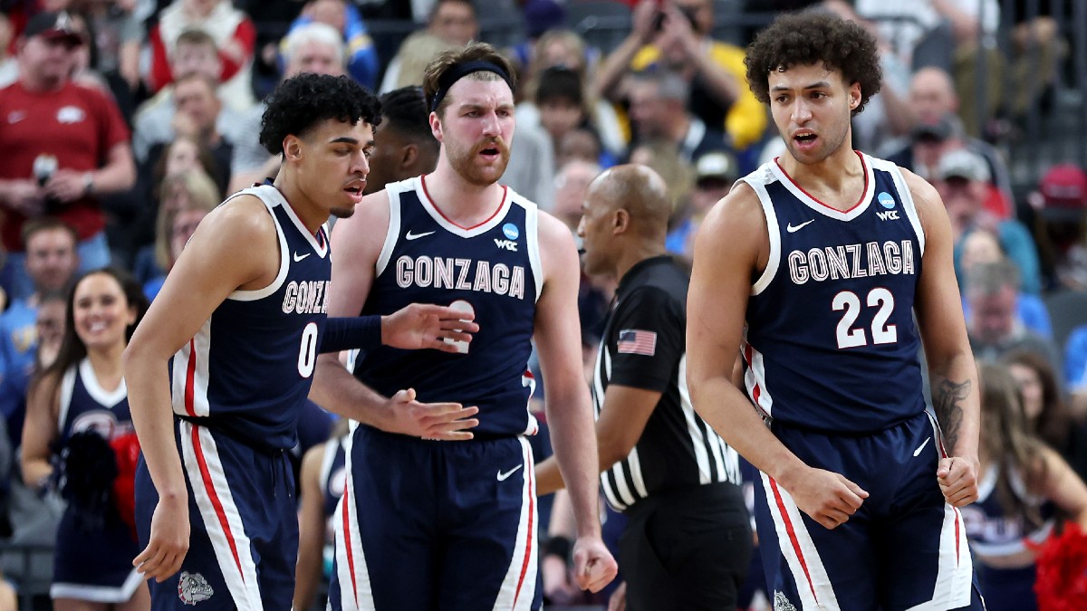 Gonzaga vs UConn Odds, Opening Spread, Time, Channel for Elite 8 article feature image