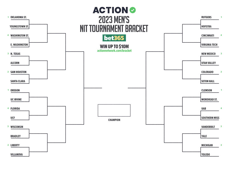 NIT: Printable Bracket for 2023 Tournament article feature image