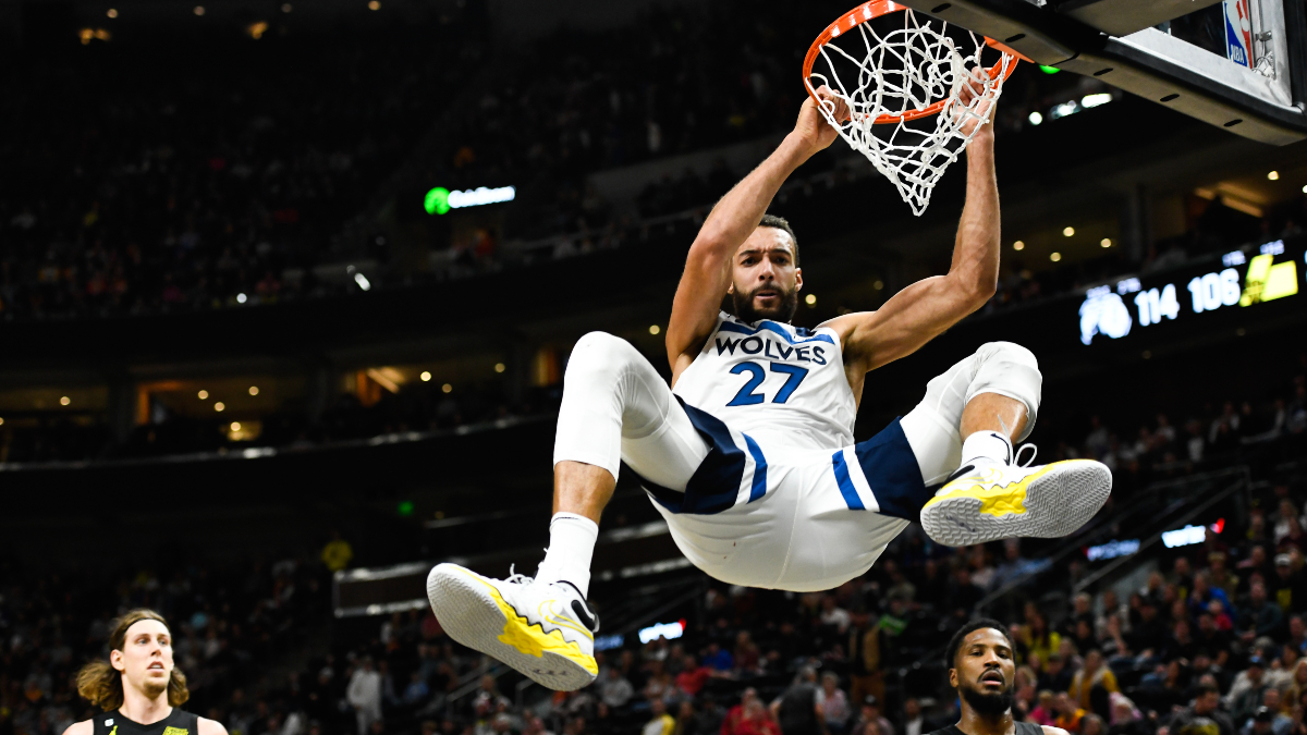 NBA Player Prop Today: Bet Rudy Gobert in Nets vs. Timberwolves article feature image
