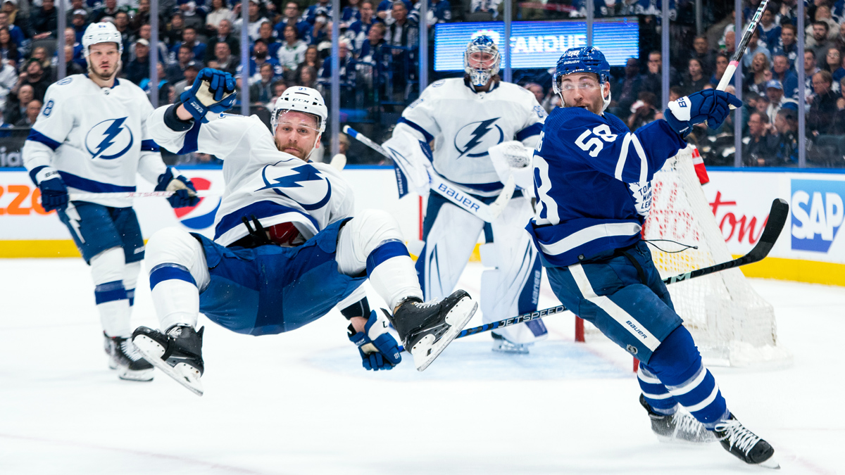 Saturday NHL Best Bets: Top Picks for Golden Knights vs. Jets, Maple Leafs vs. Lightning (April 22) article feature image