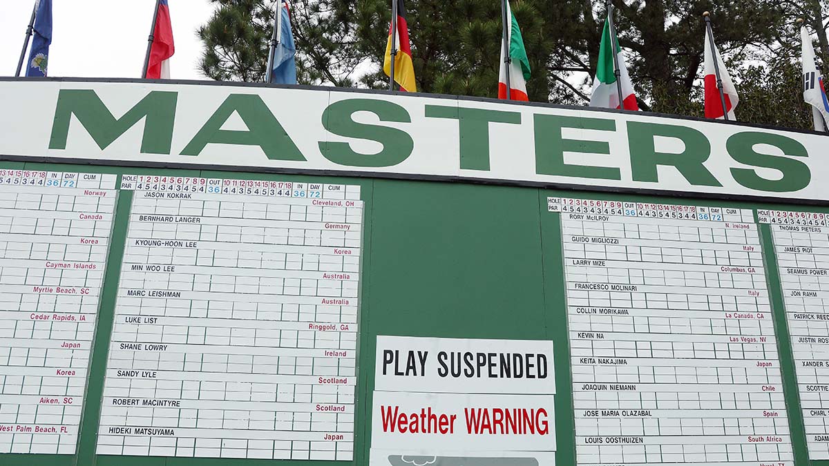2023 Masters Weather: Which Wave Will Have Advantage With Rain in Forecast? article feature image
