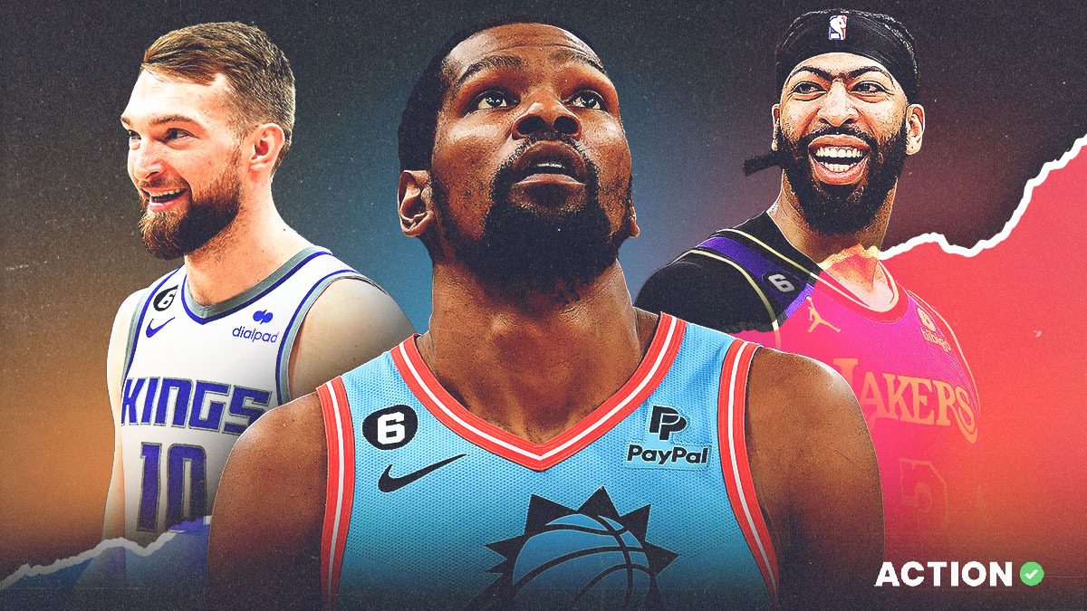 NBA Playoffs Props Betting Forecast: Kevin Durant Anthony Davis, Domantas Sabonis, Among Round 1 Targets article feature image