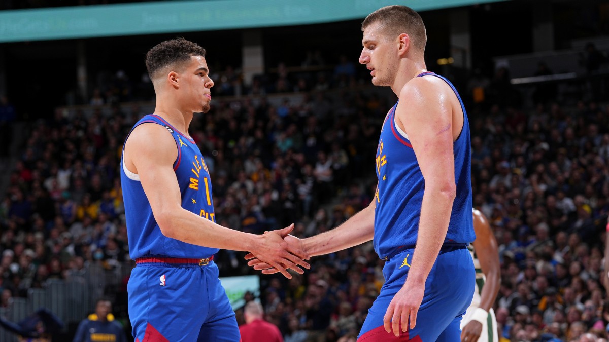 NBA First Basket Prop Pick: Nikola Jokic, Michael Porter Jr. in Nuggets vs Timberwolves (April 22) article feature image