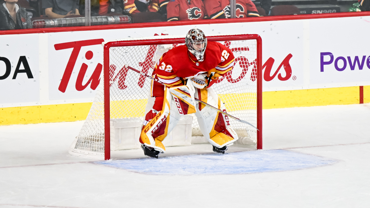 NHL Prop Picks Today: Best Bets for Dustin Wolf, Bo Horvat, Roope Hintz & Calgary Flames article feature image
