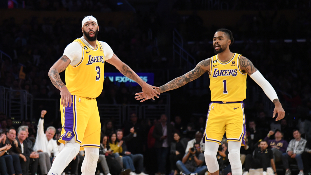 NBA First Basket Prop Pick: Bet Anthony Davis, D’Angelo Russell in Lakers vs Warriors article feature image