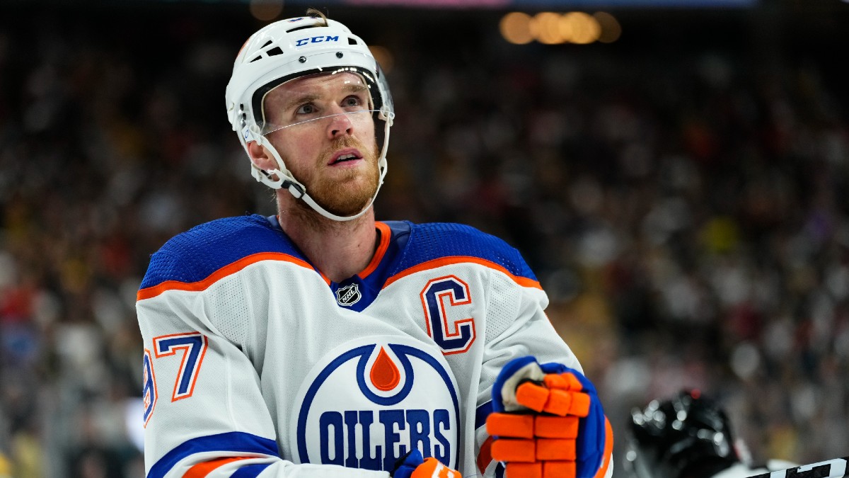 NHL Odds, Preview, Expert Pick & Prediction: Golden Knights vs. Oilers Game 3 (Monday, May 8) article feature image