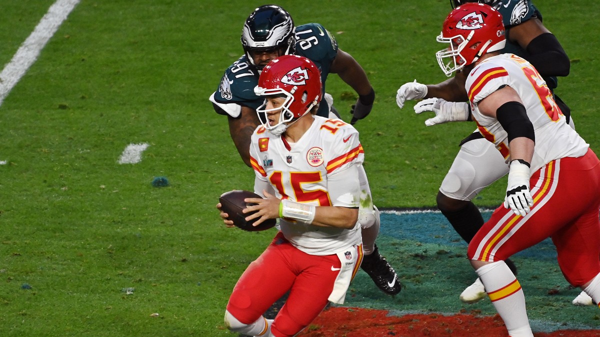 Eagles vs. Chiefs Odds, Prediction: Projections for Super Bowl Rematch article feature image