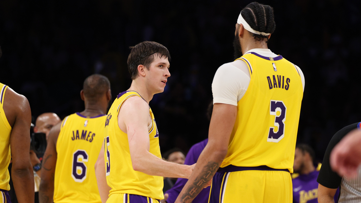 Saturday NBA First Basket Prop: Pick Anthony Davis, Austin Reaves in Nuggets vs. Lakers article feature image