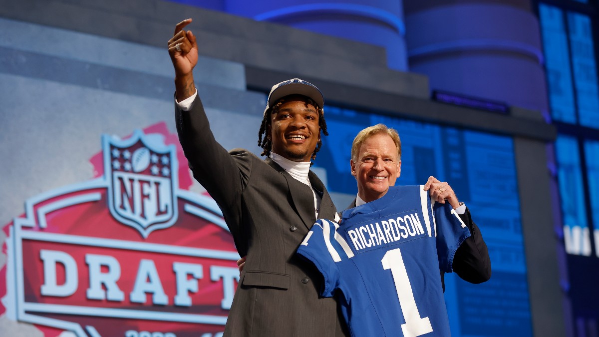 The Favorites Podcast: How to Bet NFL Futures Post-Draft article feature image