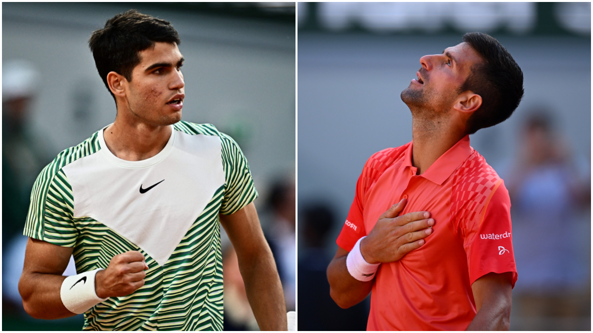 Carlos Alcaraz vs Novak Djokovic Odds, Date, How to Watch French Open Semifinal article feature image