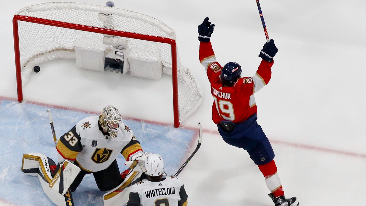 NHL Predictions | Moneyline, Over/Under Picks for Golden Knights vs. Panthers Game 4 article feature image