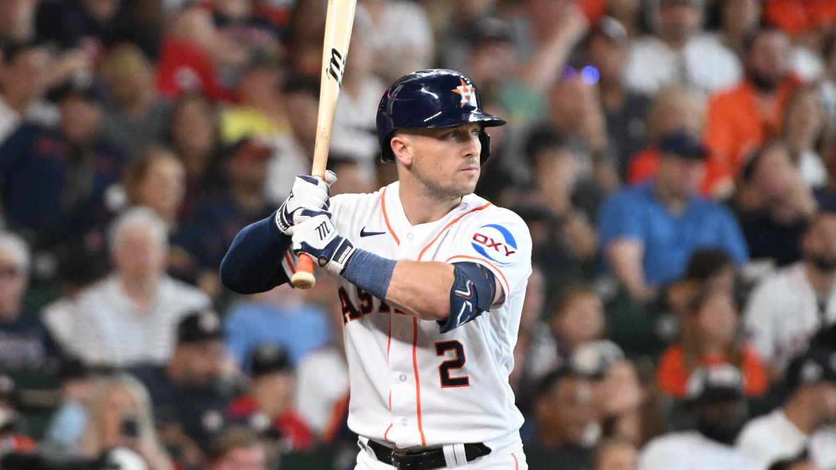 Alex Bregman Player Props | Odds, Pick, Prediction for Rangers vs. Astros article feature image