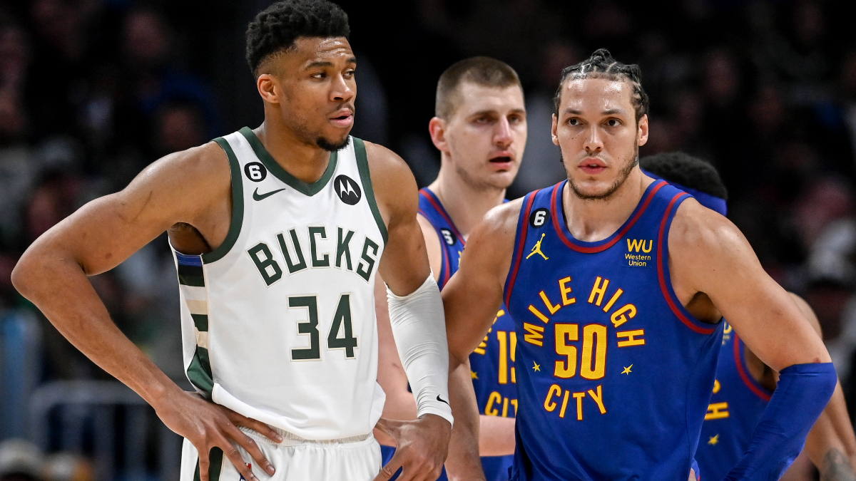 NBA Win Total Bets: Early Over/Under Picks for Nuggets, Bucks, Spurs, More article feature image