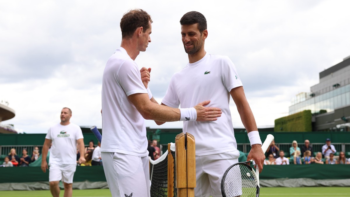 Wimbledon Men’s Odds: Djokovic a Heavy Favorite Ahead of Alcaraz, Murray & More article feature image