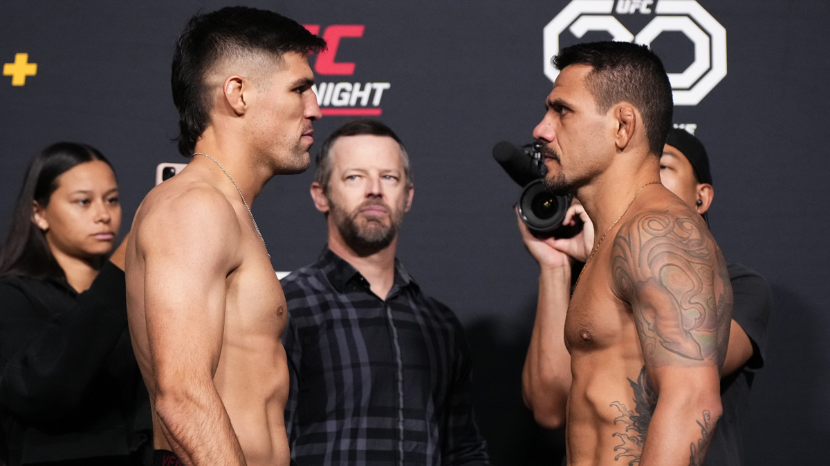 UFC Vegas 78 Odds, Picks, Projections: Our Best Bets for dos Anjos vs. Luque, Rountree vs. Daukaus, More (Saturday, August 12) article feature image