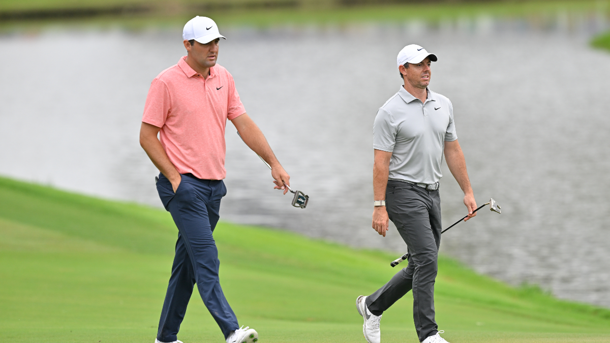 2023 BMW Championship Updated Odds, Field: Scottie Scheffler & Rory McIlroy Favored Over Jon Rahm article feature image