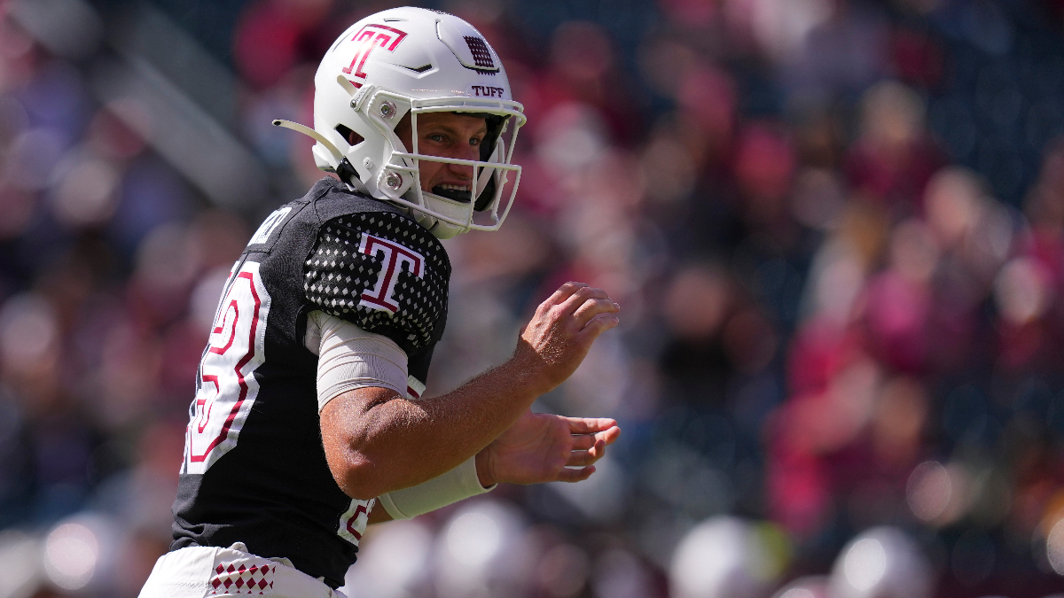 NCAAF Odds, Picks & Predictions for Akron vs. Temple article feature image