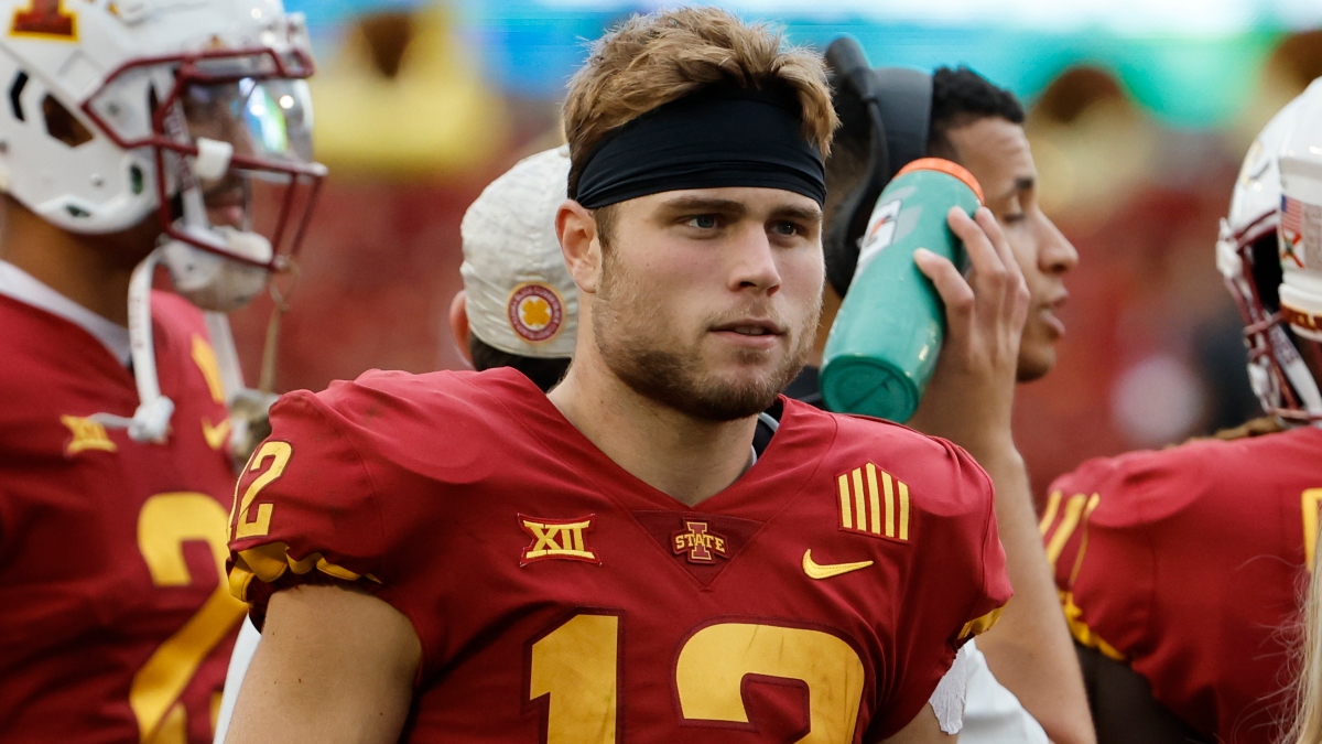 Iowa State QB Hunter Dekkers Charged, Will Step Away After Allegedly Bet on Own Team article feature image