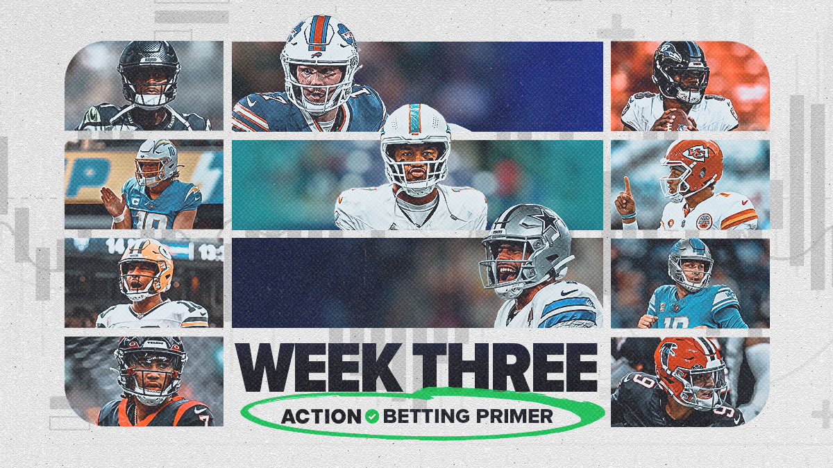 NFL Week 3 odds and lines: Money lines, spreads and Over/Unders