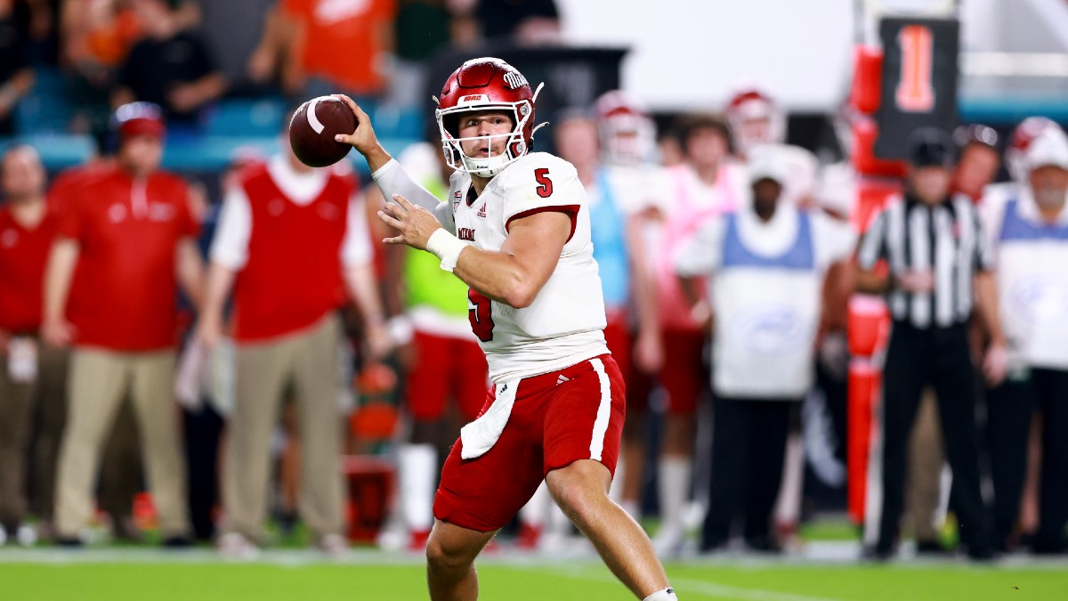 Miami (OH) vs UMass Odds & Picks: Target Saturday’s Total article feature image