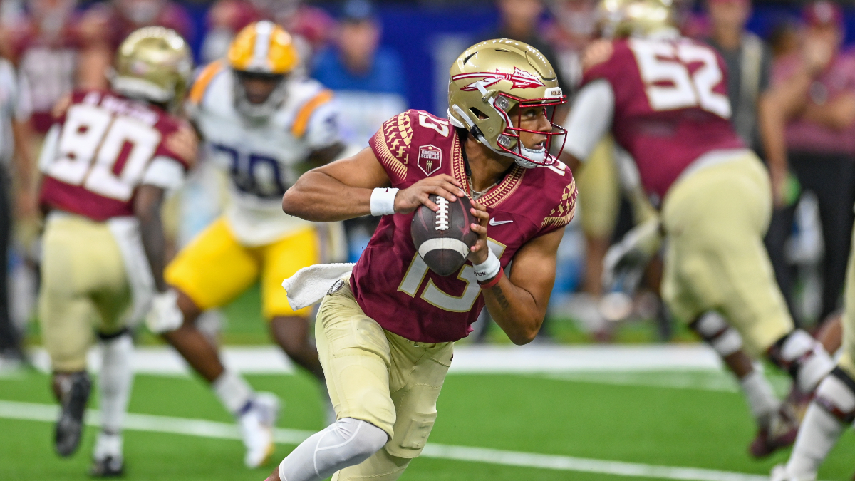 LSU vs. Florida State Odds and Prediction | The Smart Play for the Biggest College Football Game of Week 1 article feature image