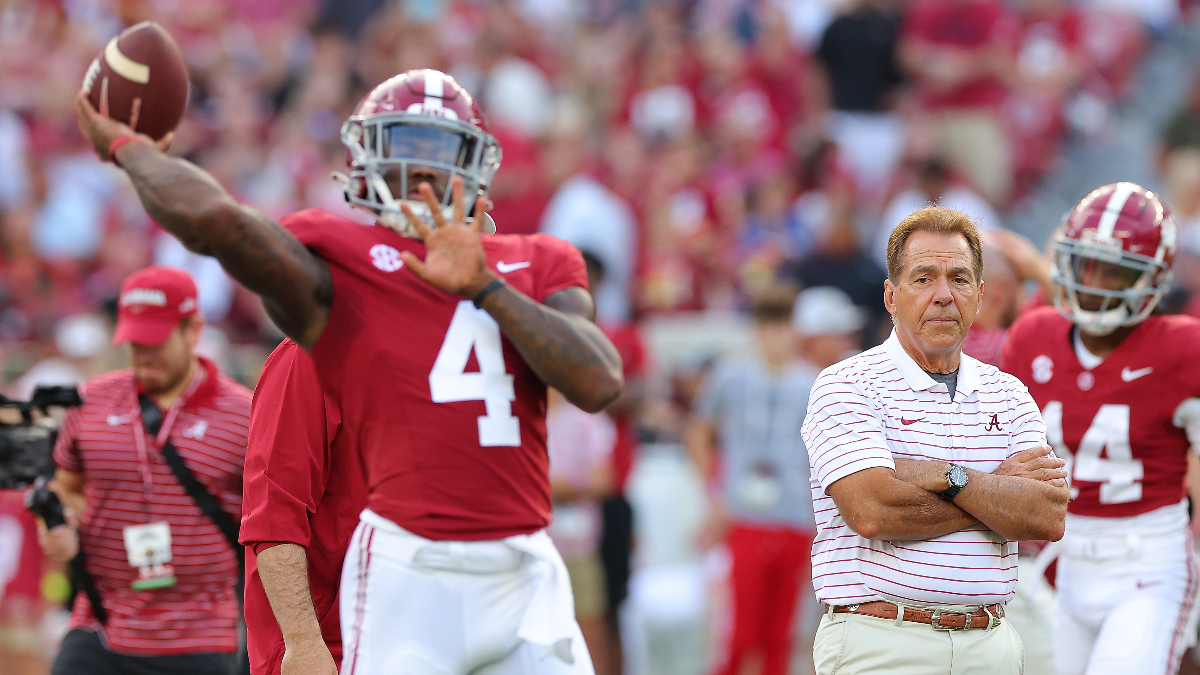 Alabama's National Title Odds Drop After Loss to Texas Image