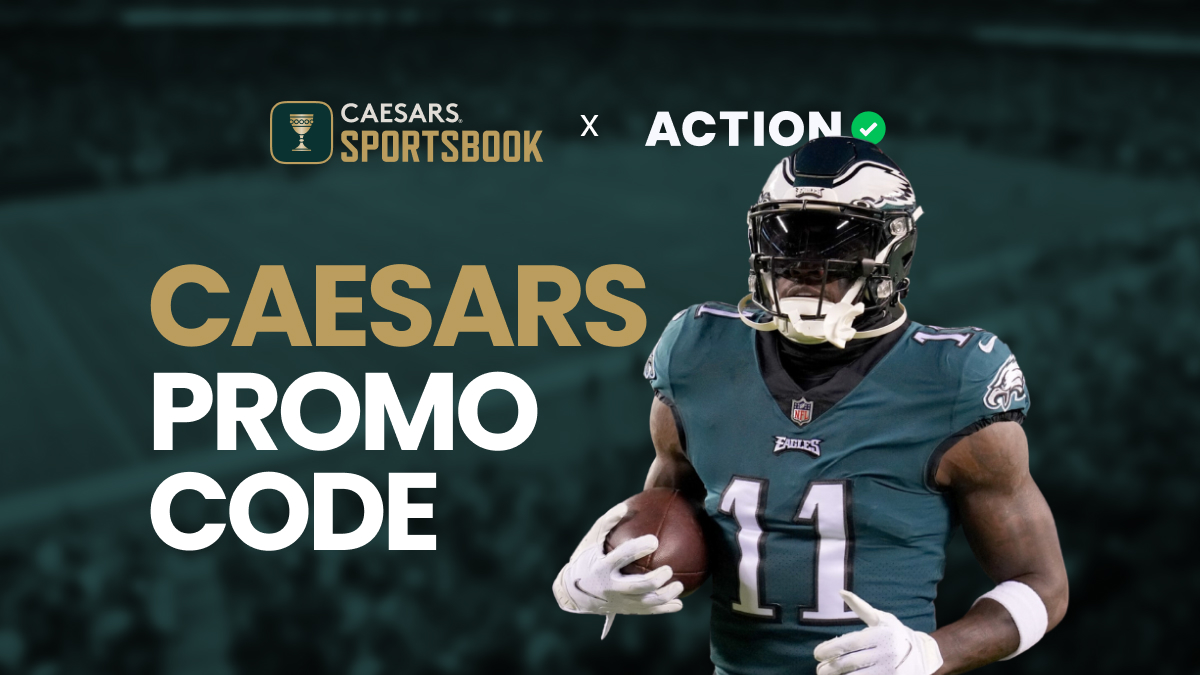 Caesars Sportsbook Promo Code ACTION4GET Banks $250 Return Value for Vikings-Eagles, Any Game article feature image
