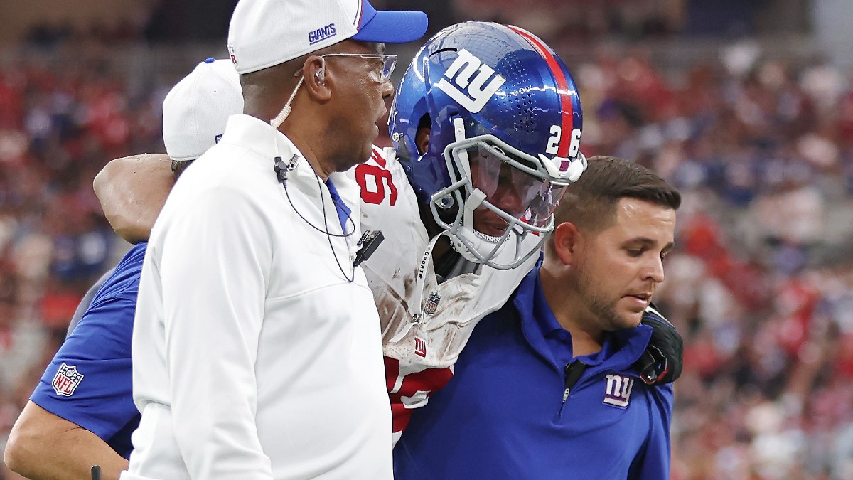 Giants vs 49ers NFL Odds: Line Movement with Barkley Not Expected to Play article feature image
