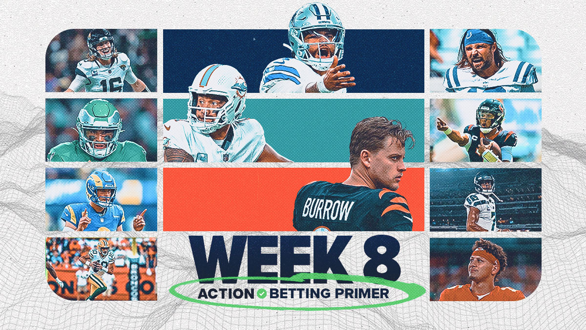 Action Network's NFL Week 8 Betting Primer (Sunday Update) article feature image