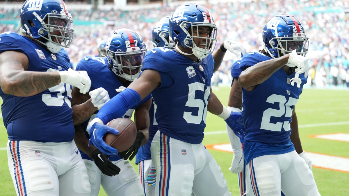 Where Big Bets Are Landing for Giants vs. Bills on SNF Image