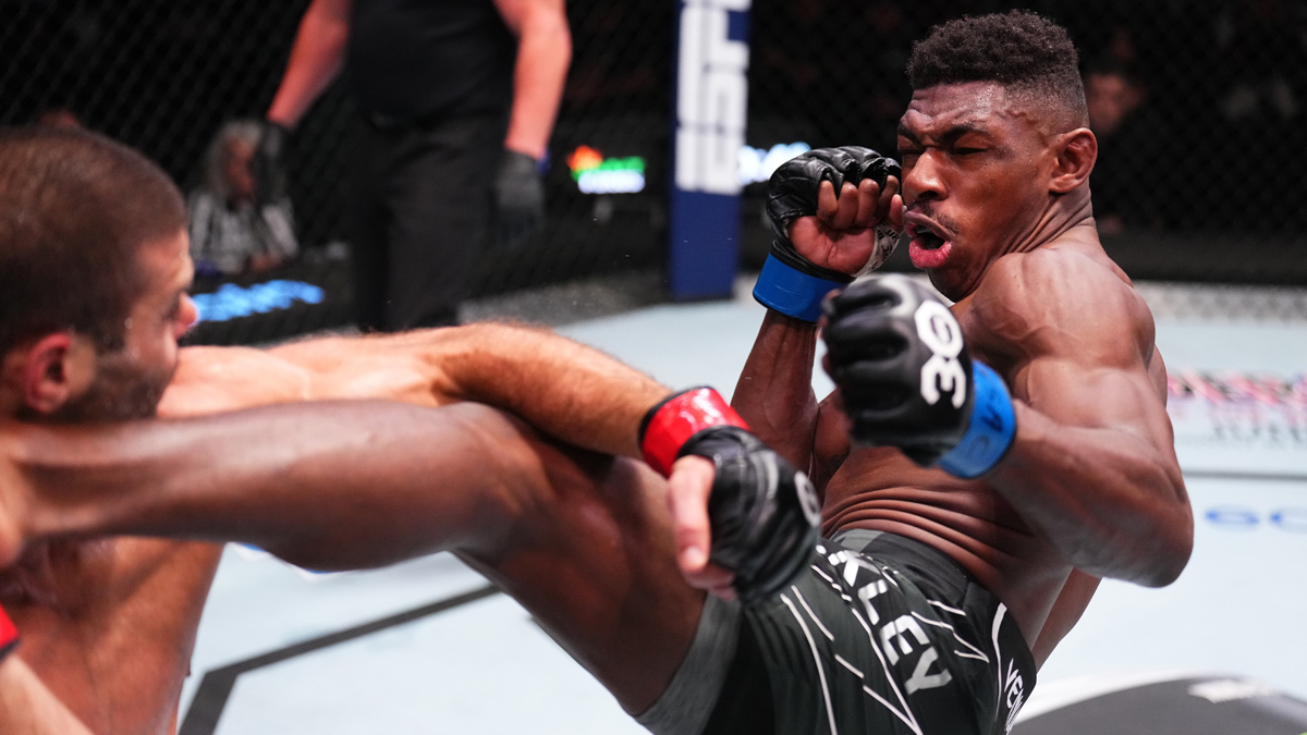 UFC Vegas 80 Odds, Picks, Projections: Our Best Bets for Alex Morono vs. Joaquin Buckley, Alexander Hernandez vs. Bill Algeo, More (Saturday, October 7) article feature image