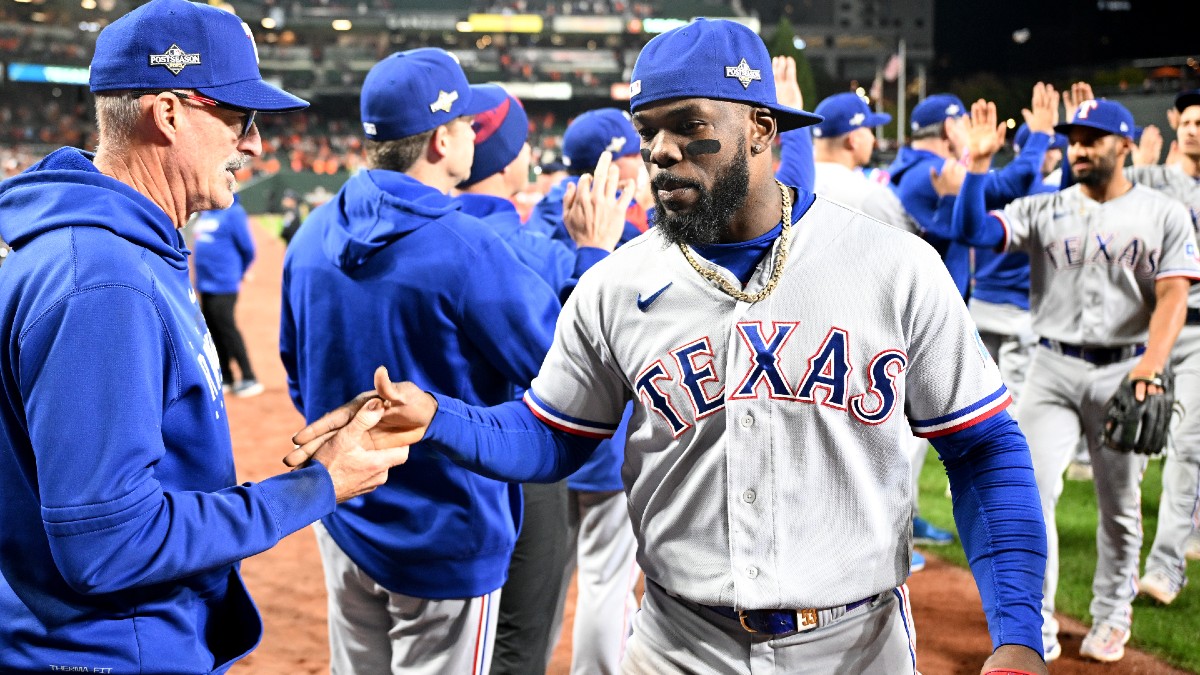 World Series Odds: Rangers New Favorites Ahead of Phillies, Braves, Astros article feature image