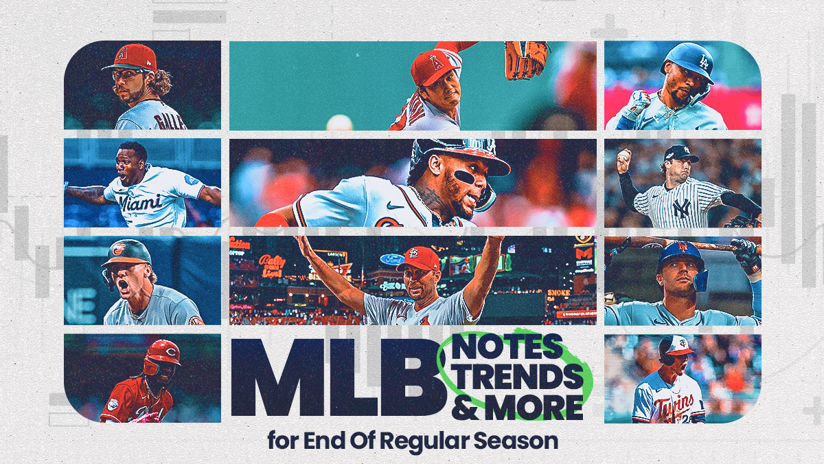 MLB Notes, Trends & More For End of Regular Season article feature image